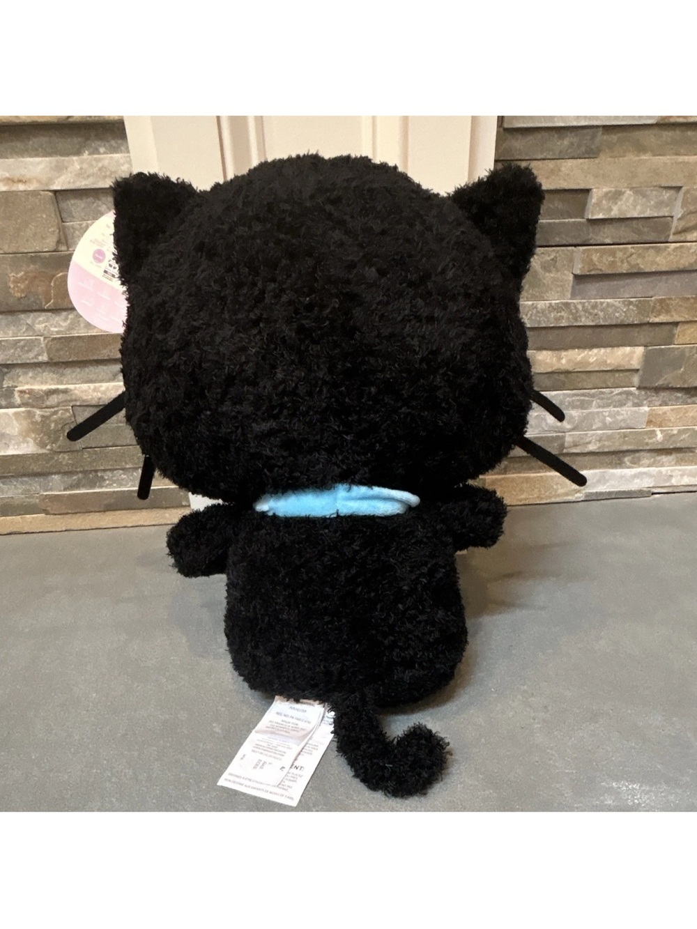 Sanrio Chococat Plush with Pastel Flower Crown — Black & Multicolor - Picture 10 of 14